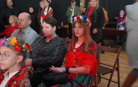 Podopieczna M-GOK na widowni podczas wielkiego finału WOŚP. 