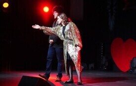 Kabaret Konkubenci w Miejsko-Gminnym Ośrodku Kultury w Osieku 