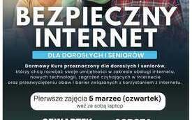 Bezpieczny Internet dla dorosłych i senior&oacute;w bezpłatne warsztaty. 